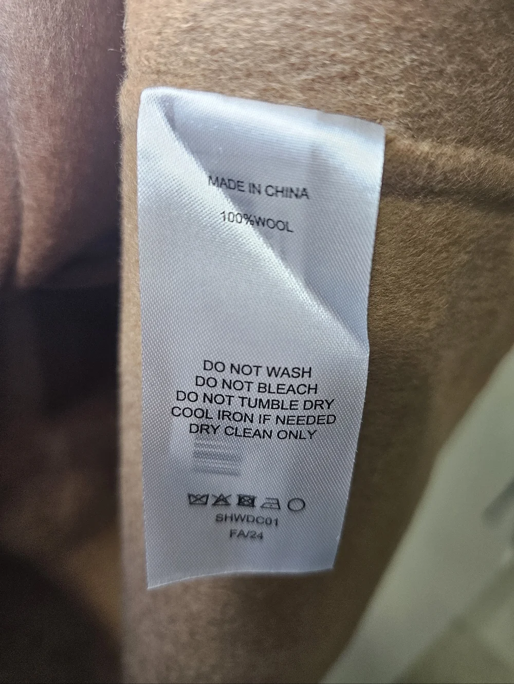 NWT Quince Double-Faced Merino Wool Trench Coat, Medium - Picture 11 of 13